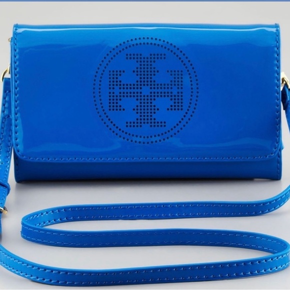 Tory Burch Accessories - Preloved/like new  Tory Burch Perforated Logo Clutch Bag